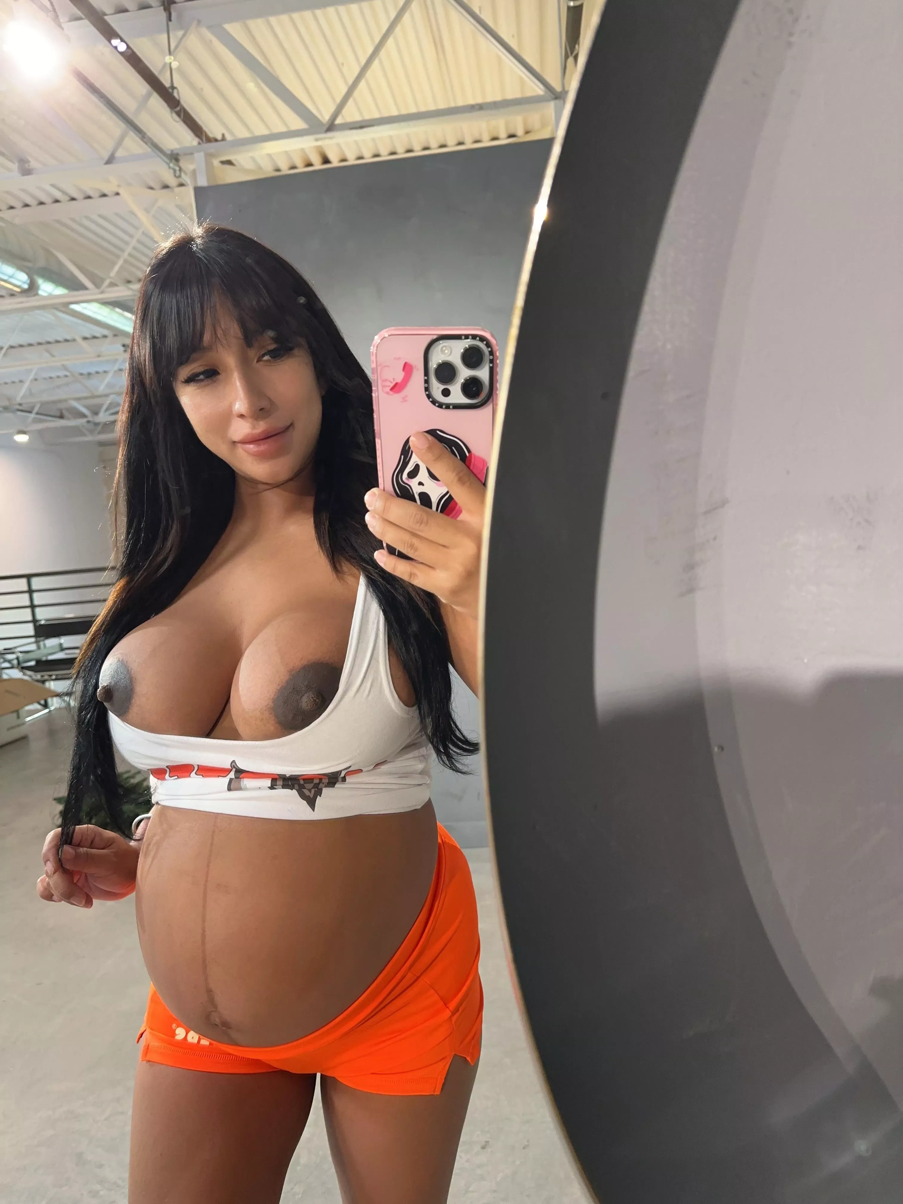 do you think my that my bump is making me hotter?  posted by Rosa_cumguzzler