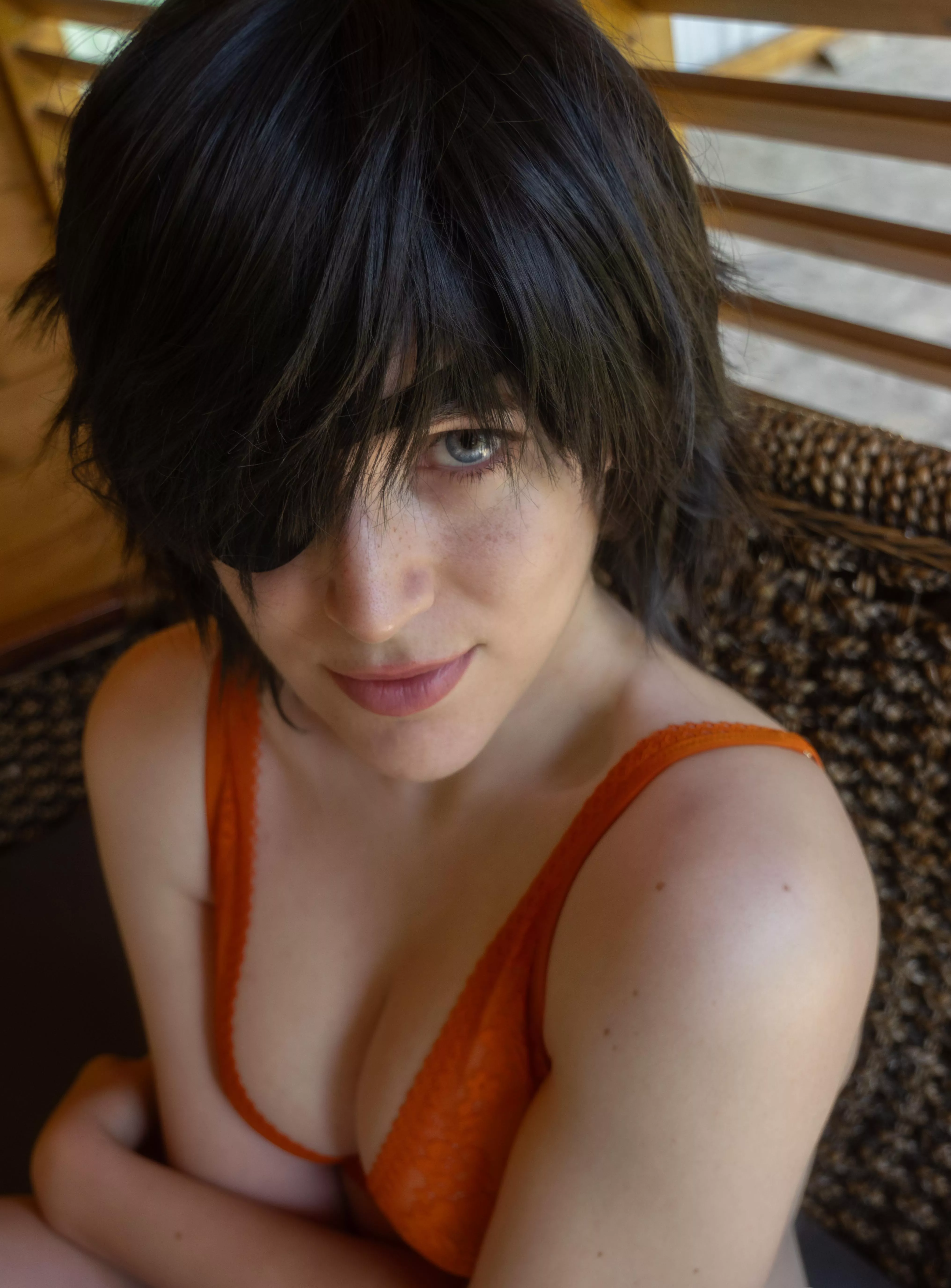 Himeno's teasing look (by Milashiroki) posted by Milashiroki-cos