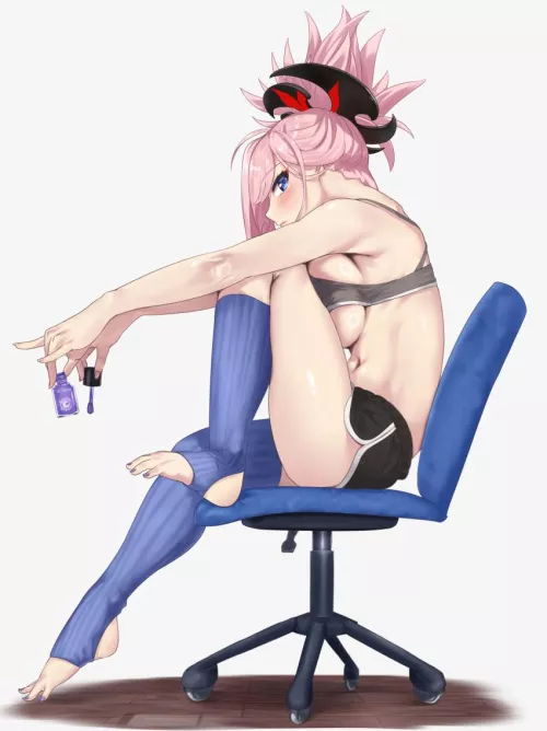 (Miyamoto Musashi, Fate) by I_SNIFF_02_FARTS