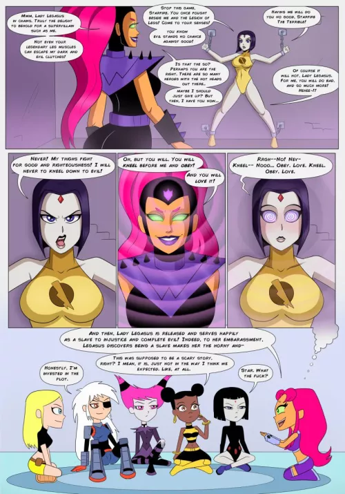 Starfire has some interesting fantasies (Polmanning) by DoubleDeck234