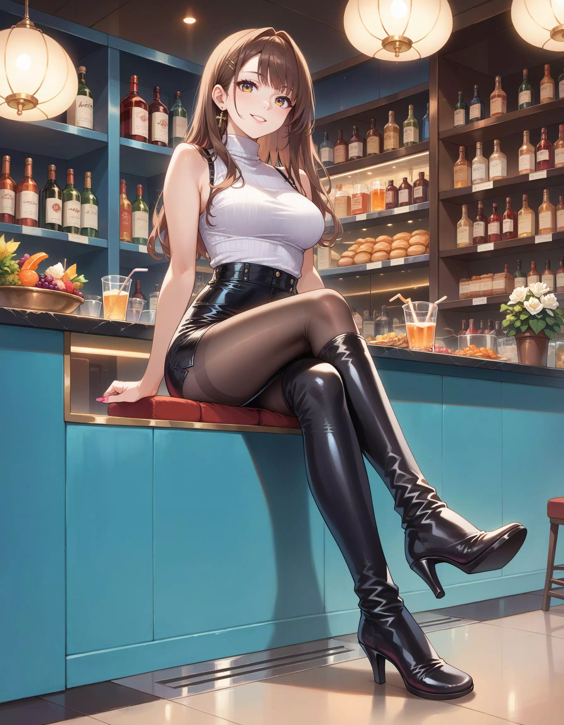 Black Knee-High Boots posted by CheetahSperm18