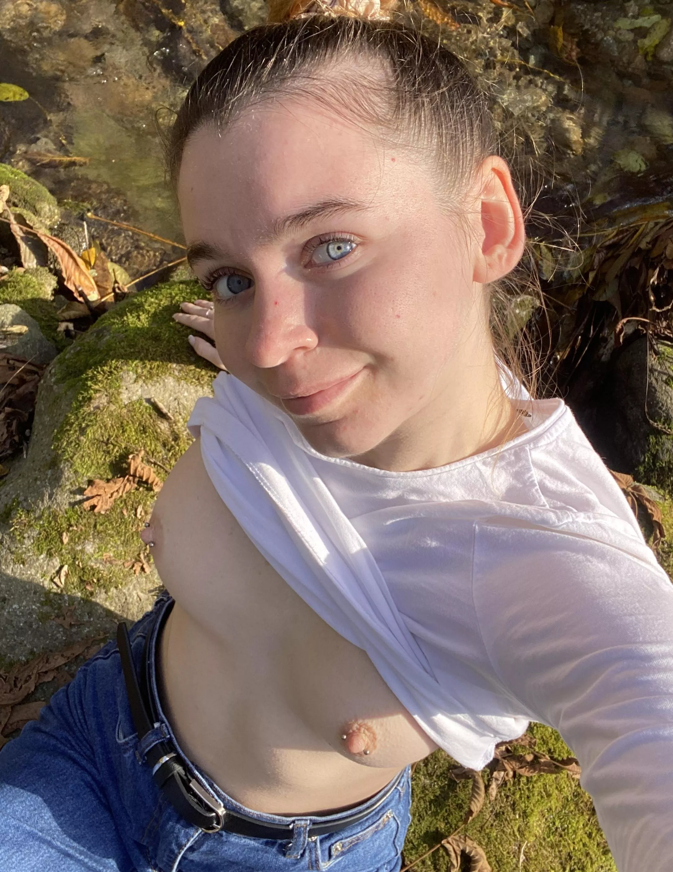 The street turns me on and I take off my clothes posted by Angelfrom_Sky