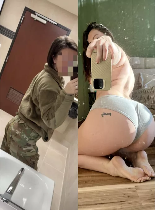 Before & After DD214  by ncqueanie