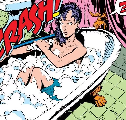 Betsy Braddock taking a bath [Uncanny X-Men (1989) #244] posted by sandmansuperman