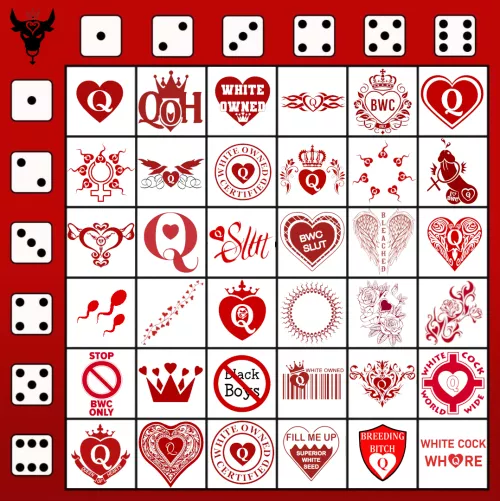 Bleached Dice Table Request by batpool619 by TommyKing93