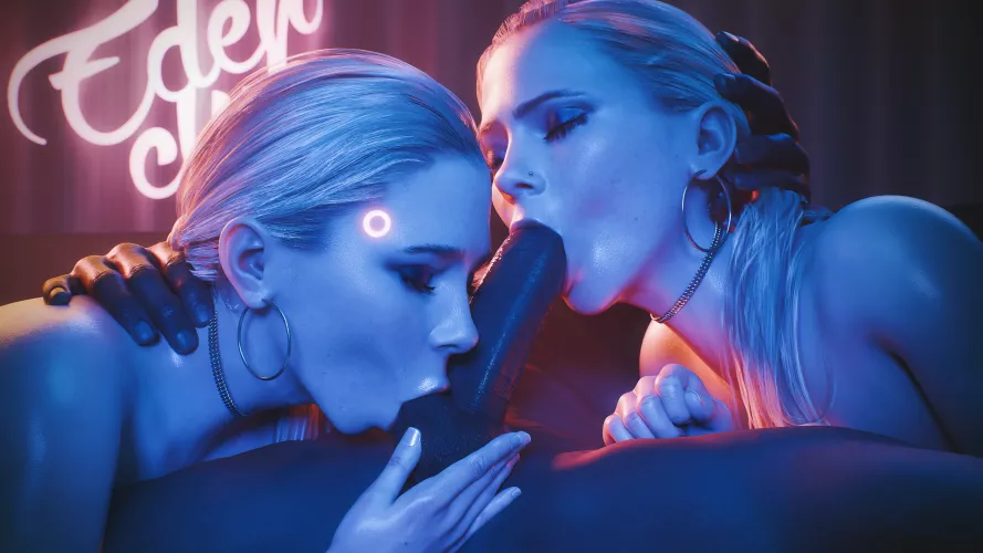 Chloe Threesome | FugTrup | Bleached Edit Request by ColaCherry12