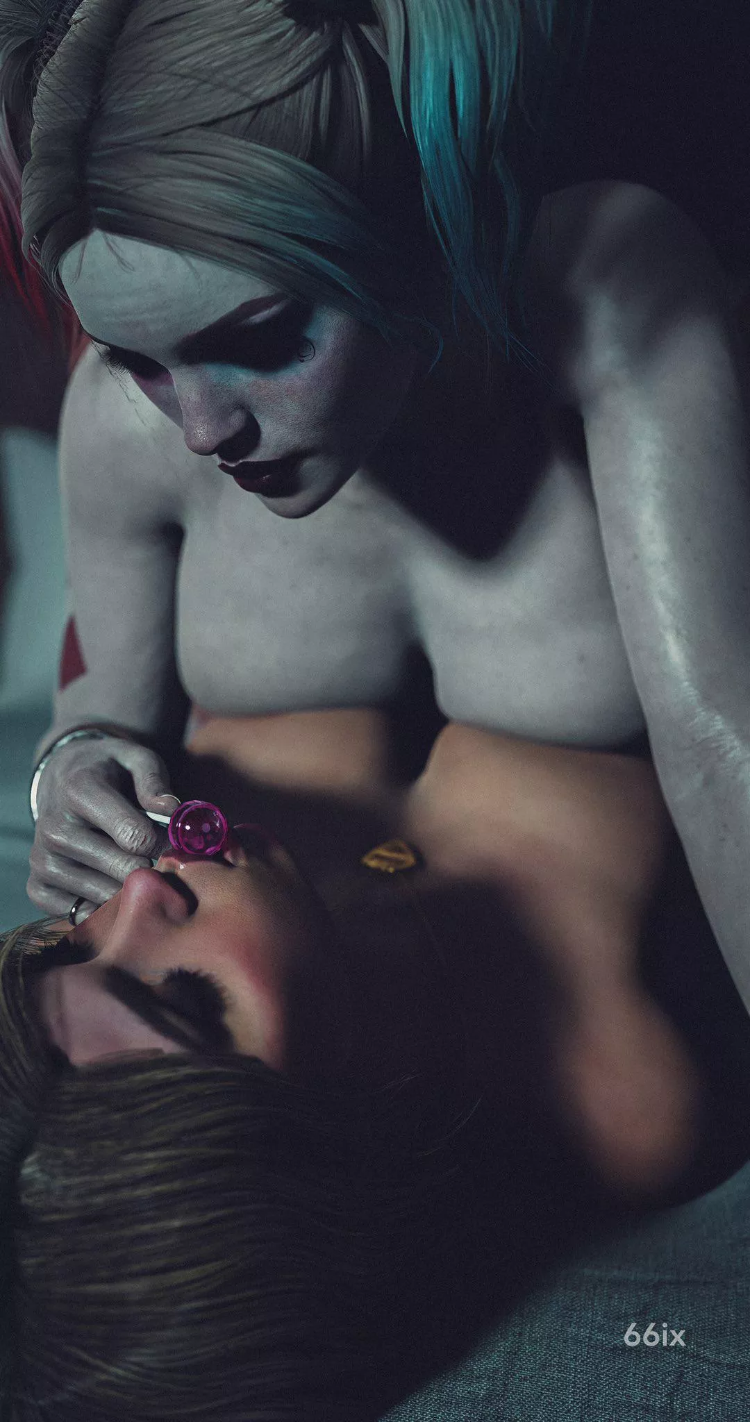 Harley Quinn Having Fun with Supergirl (66ix)  posted by Mxfyn