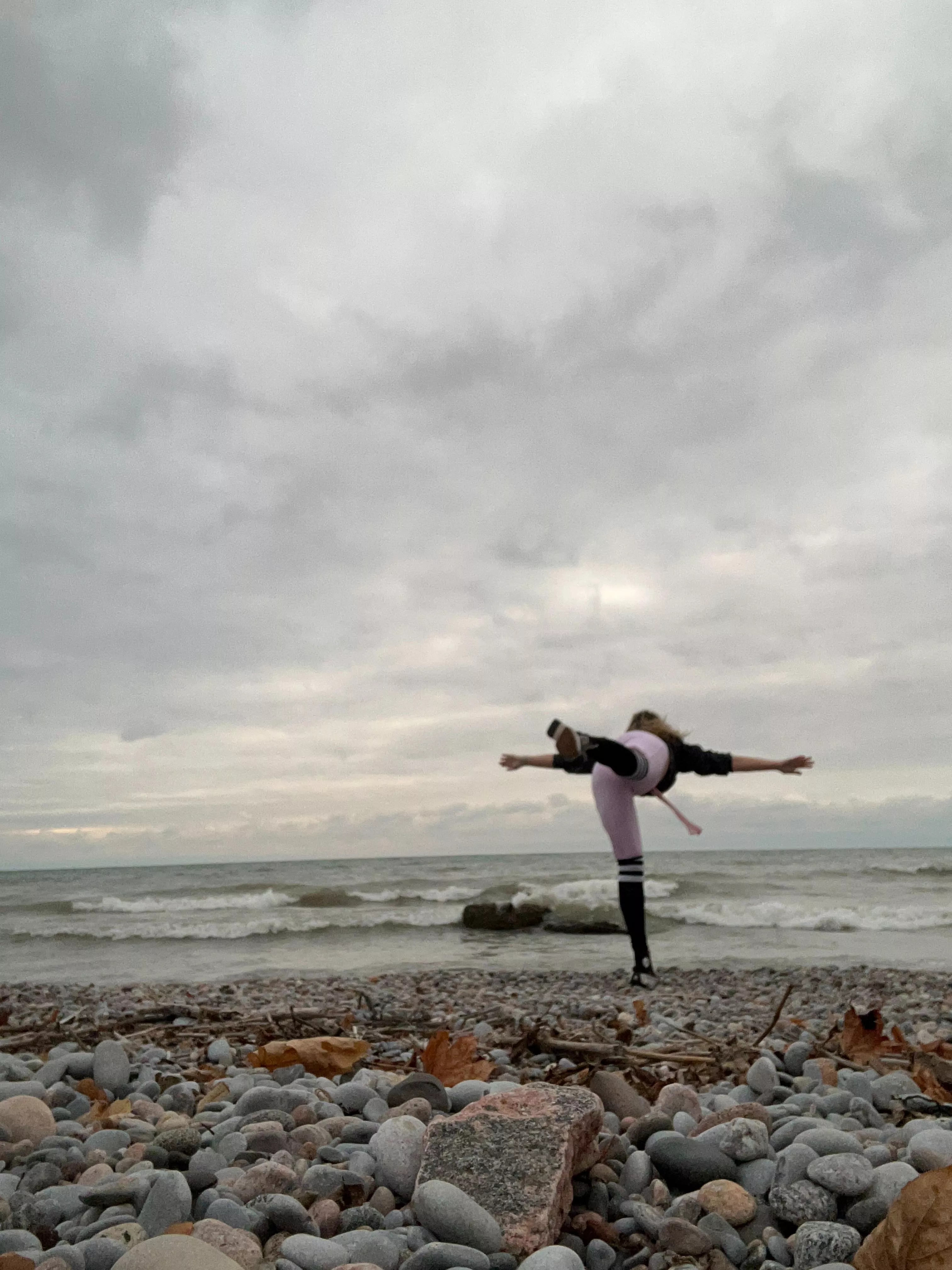I use Lensbuddy for fun selfies like this Pajama yoga on the winter beach shot. :)  posted by Shannon81forFun
