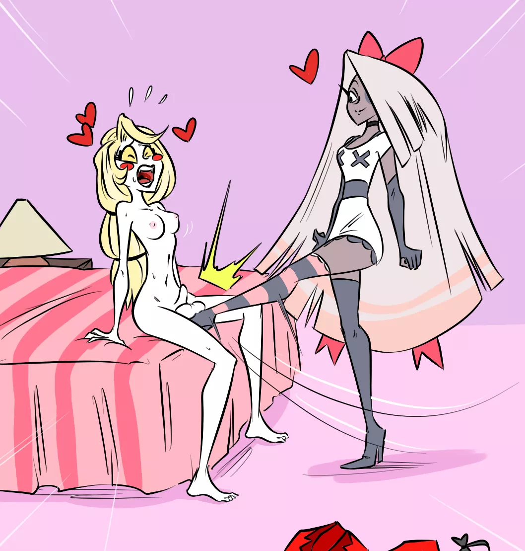 Just girls being girls! (Art:ocigart) posted by UnintendedOrchi