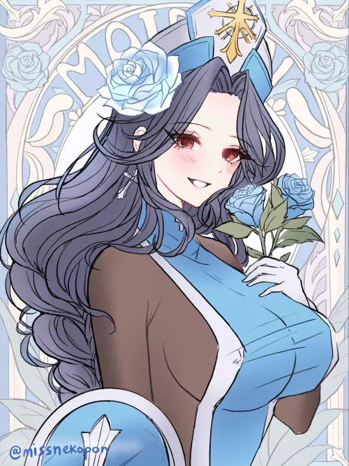 Maiden: Ice Rose [Nikke] by berry2571