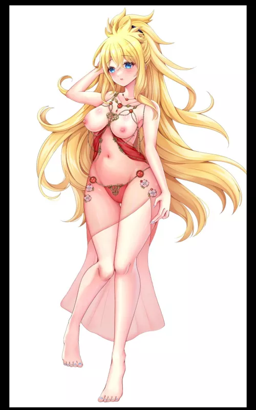 My evertale fangame, where you fight dragons and demons with skimpy clothed waifus  by kiruvhh