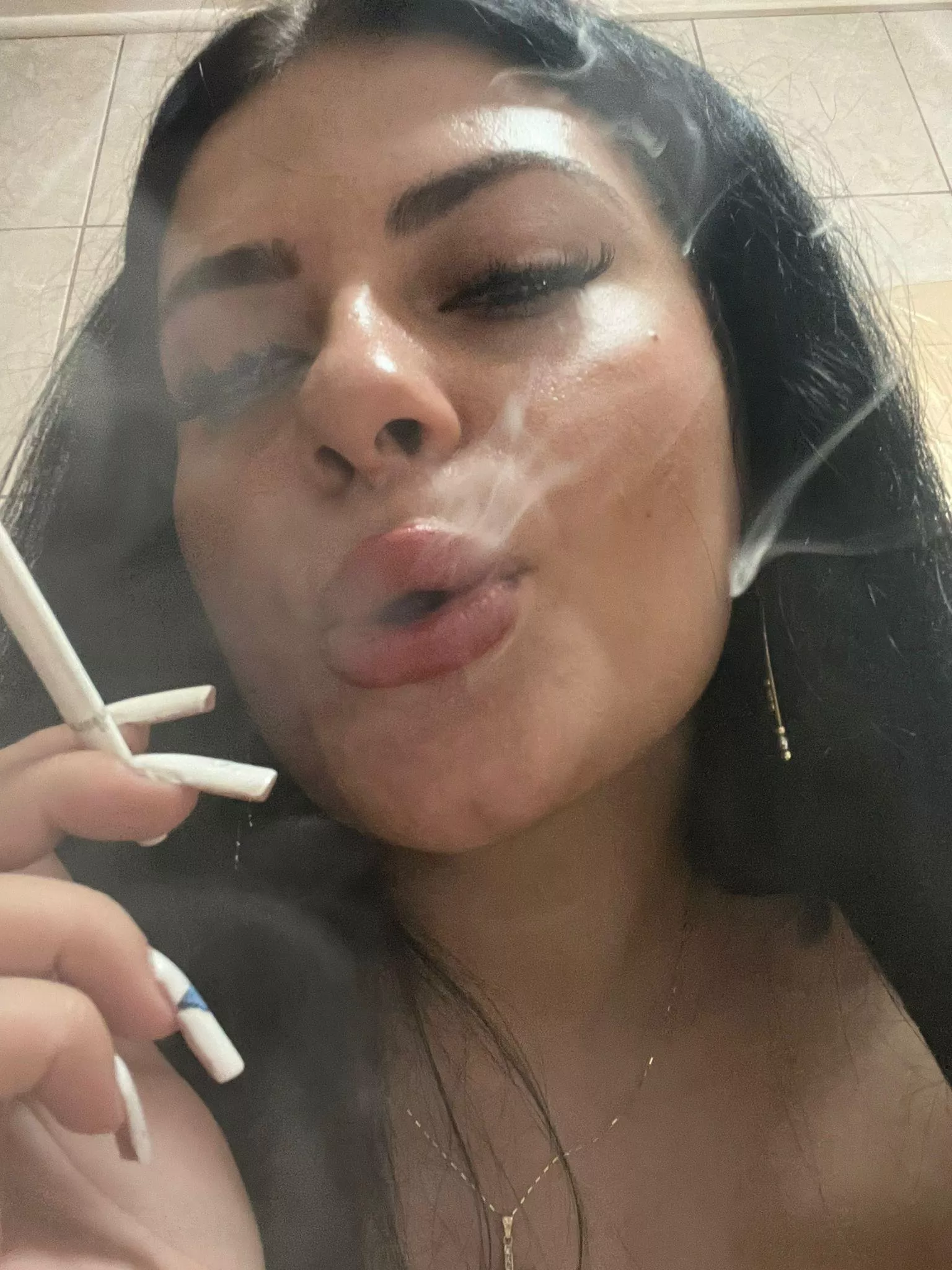 Open wide and breathe in my smoke!! posted by Marissa0805