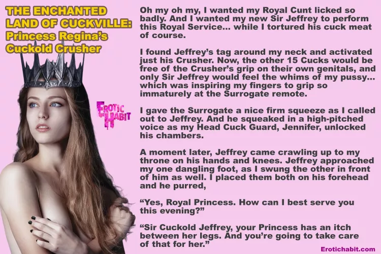 Princess Regina’s Cuckold Crusher 😈🍒 (erotichabit at ImageFap) by Erotic-Habit