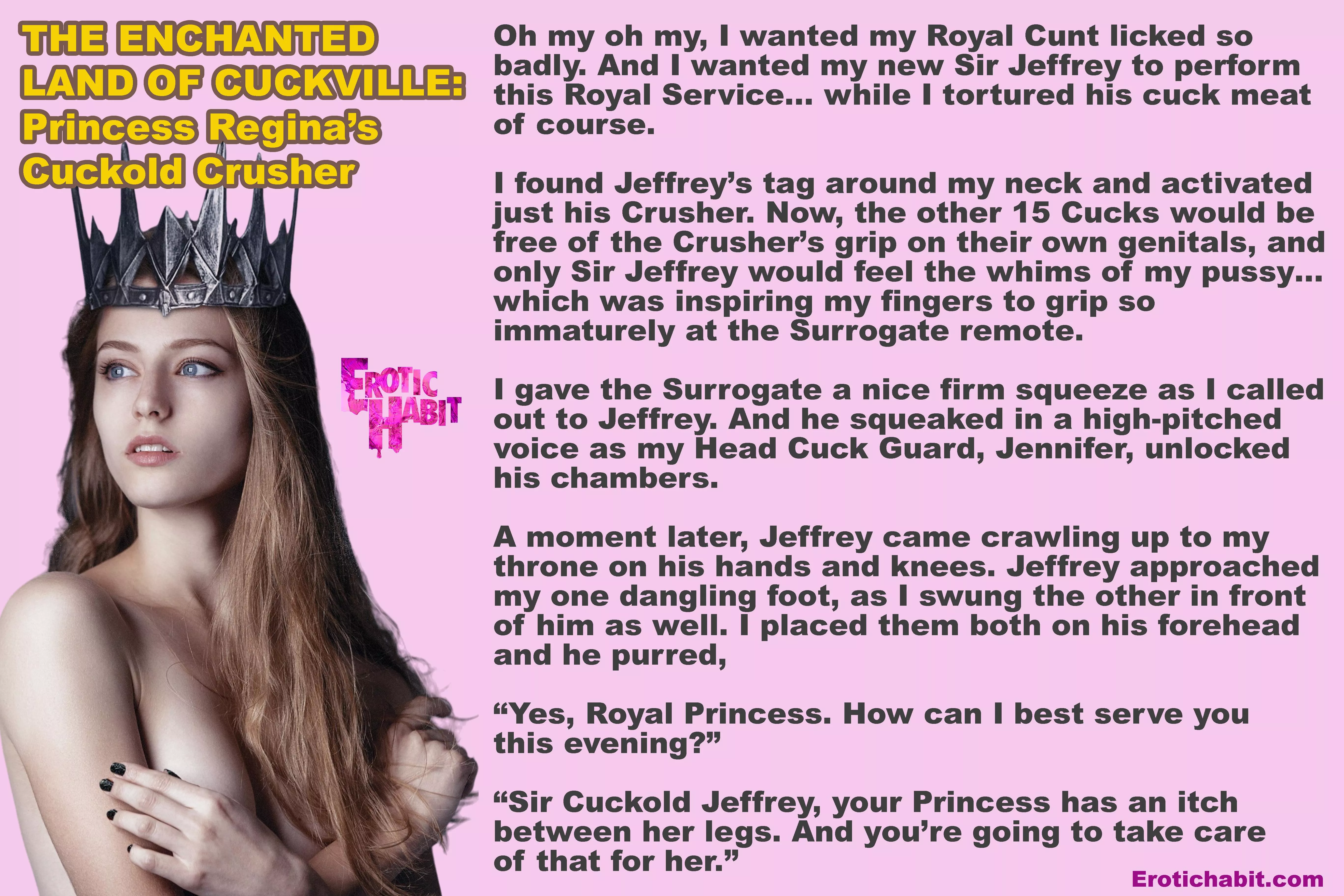 Princess Regina’s Cuckold Crusher 😈🍒 (erotichabit at ImageFap) posted by Erotic-Habit