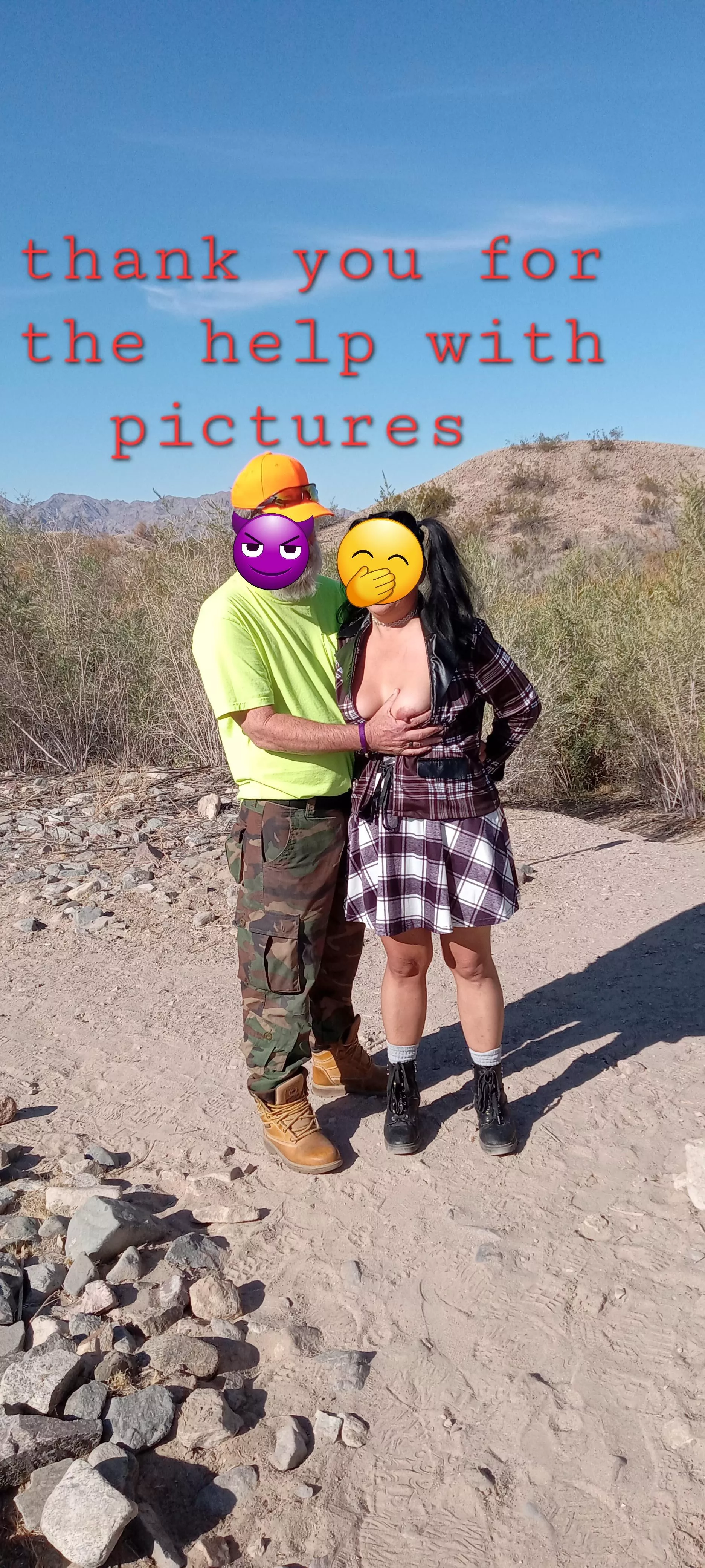 Reddit member stopped by to help with pictures at the lake  posted by funlovingcouple2000