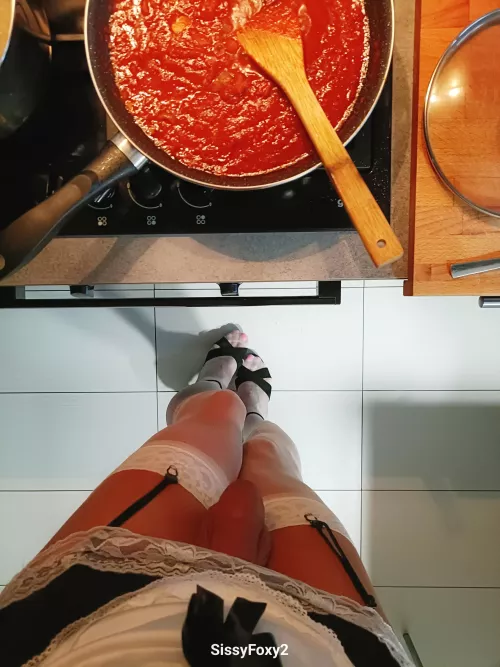 Should we eat first or should we go fuck? by SissyFoxy2