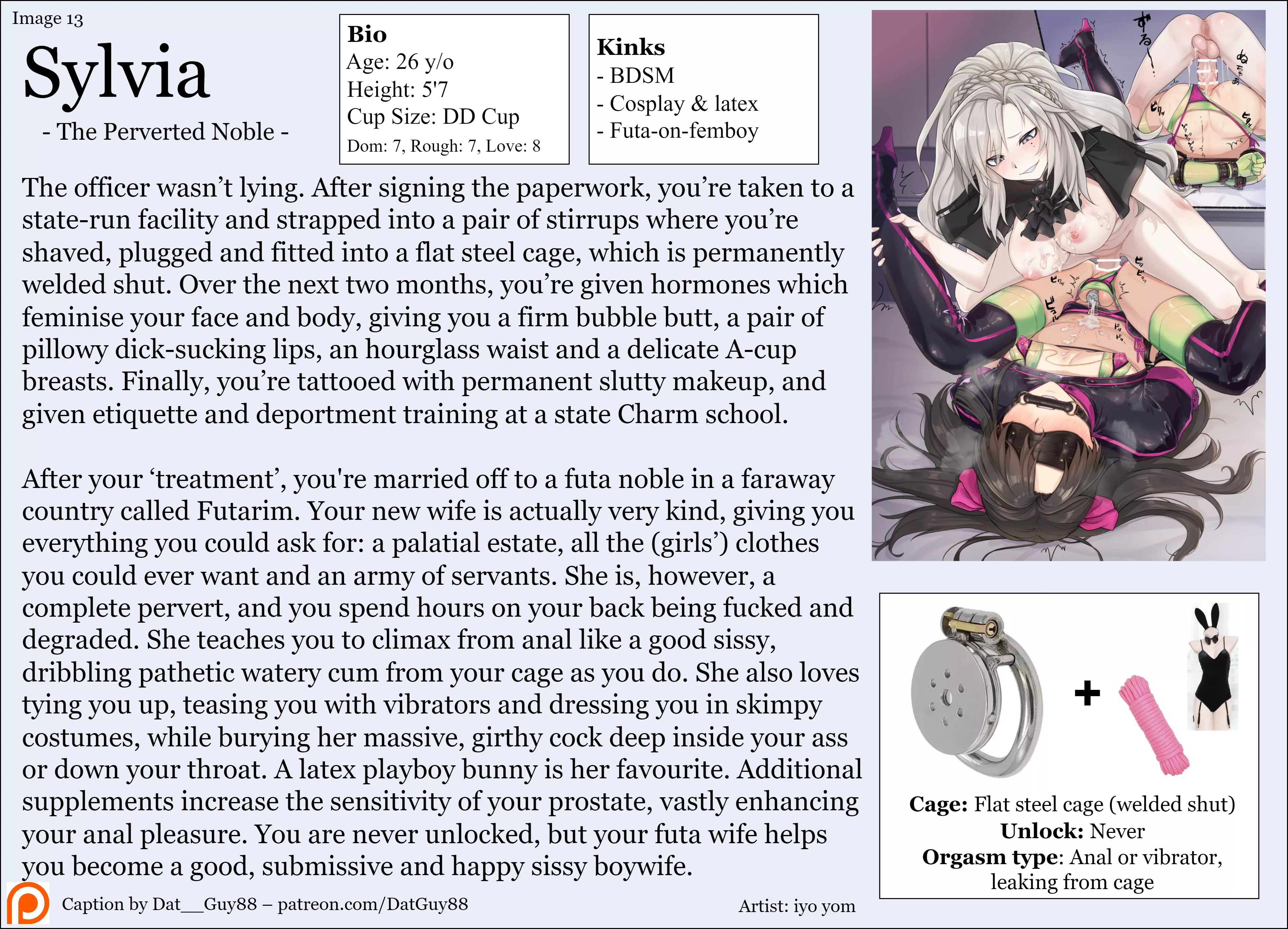 Sold to be her sissy boywife~ [Chastity] [BDSM] [Femdom] [Artist: iyo yom] posted by Dat__Guy88