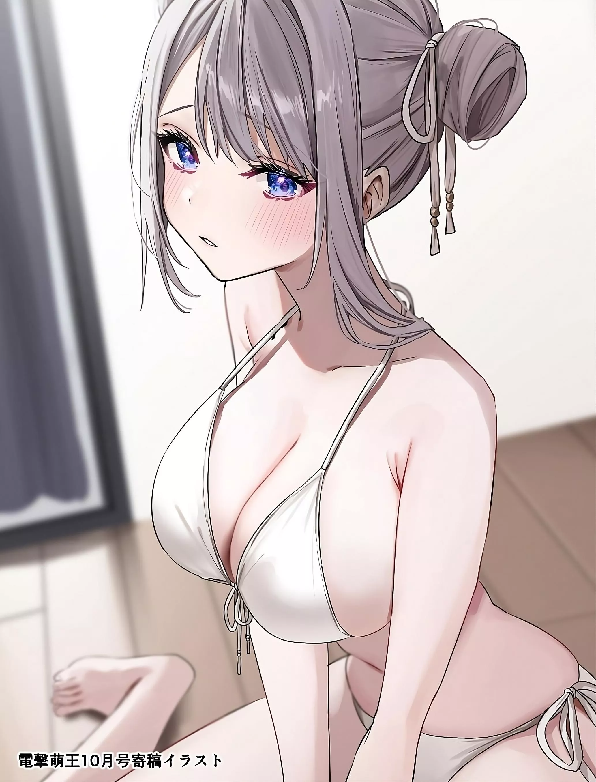 Wearing a white swimsuit indoors posted by marxsander2016