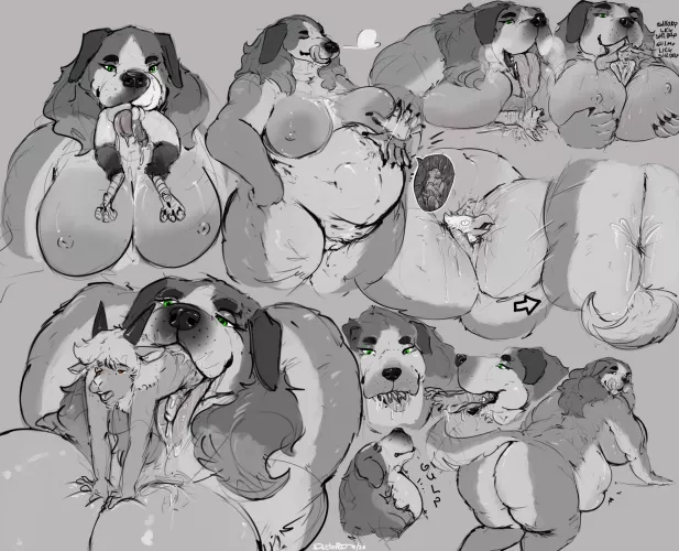 {comic} Multiple prey, multiple dog treats [MF] (doctordj/meesterman) by the-demonette