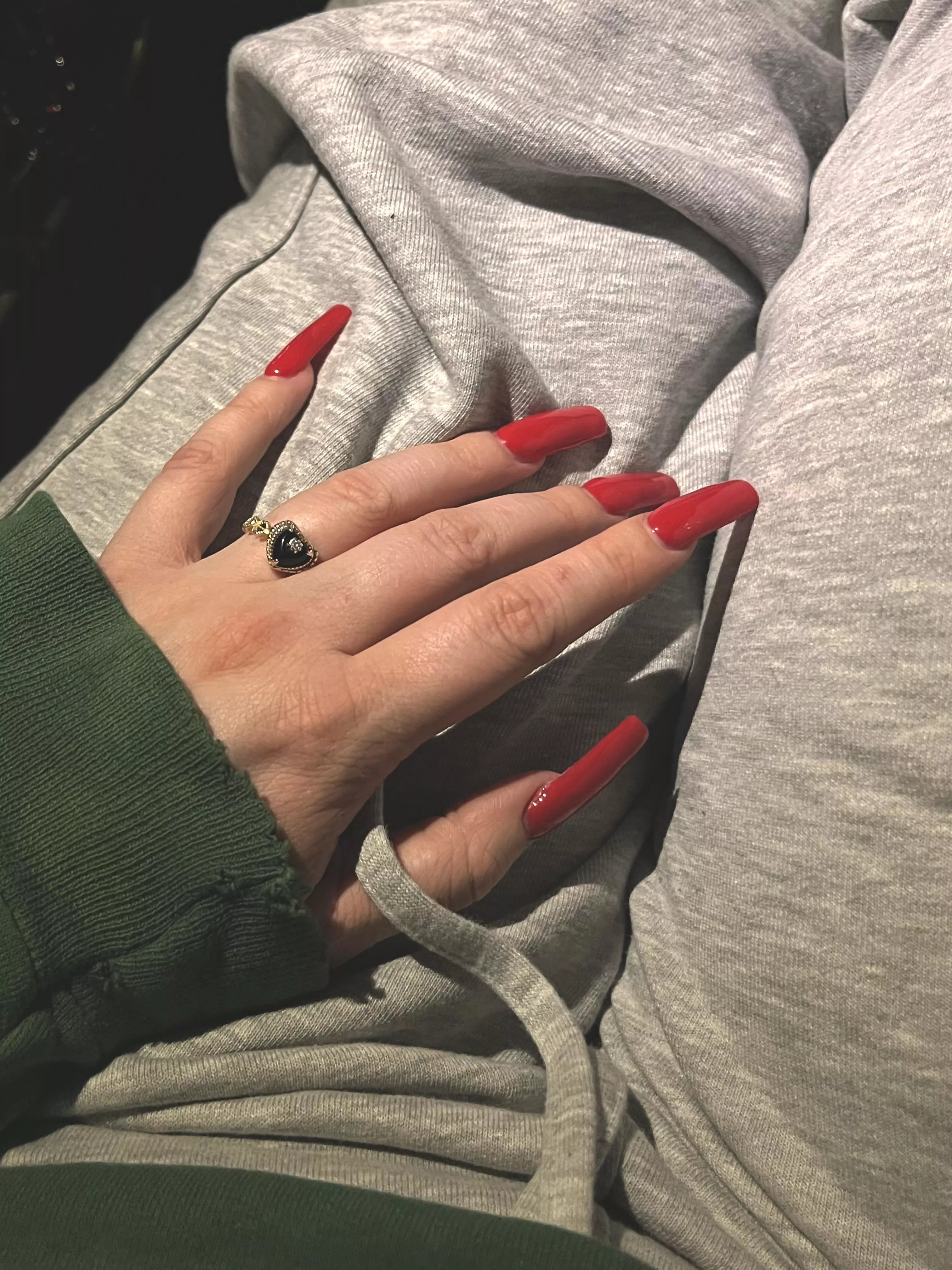 even longer nails, always happy gal⭐️ posted by milyanne