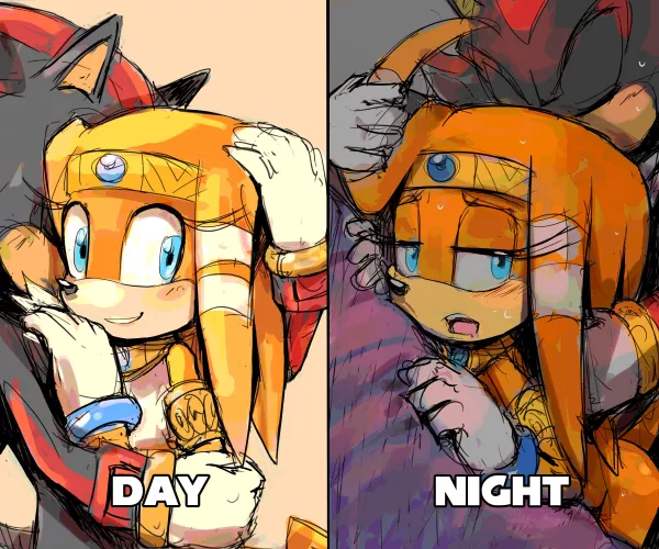 Shadow and Tikal time of day (Incognitial) by Incognitial