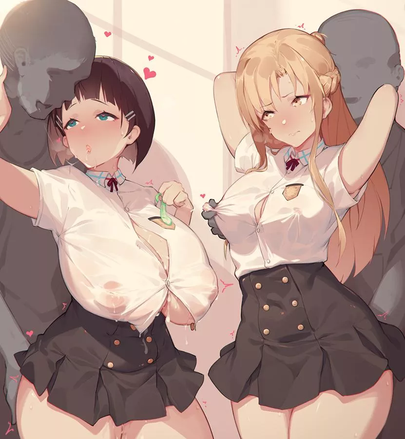 asuna asked suguha how to be a good girlfriend to her brother, so now suguha is teaching her how to be one posted by su77ocatio6