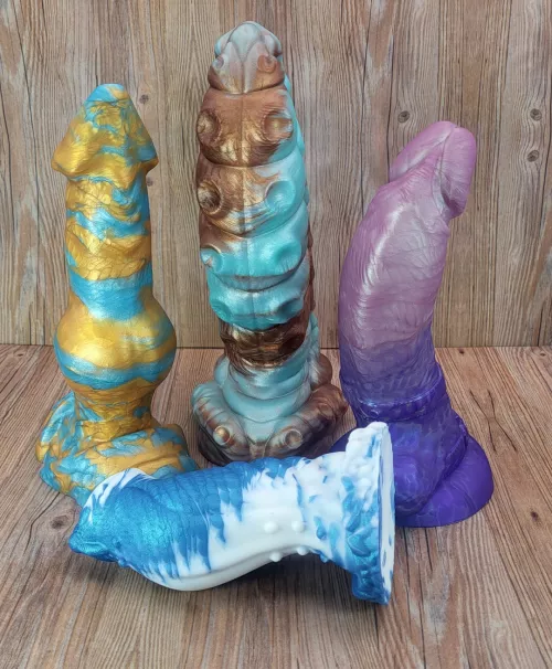 Cute customs fresh from the molds!!! by wanderingbardtoys