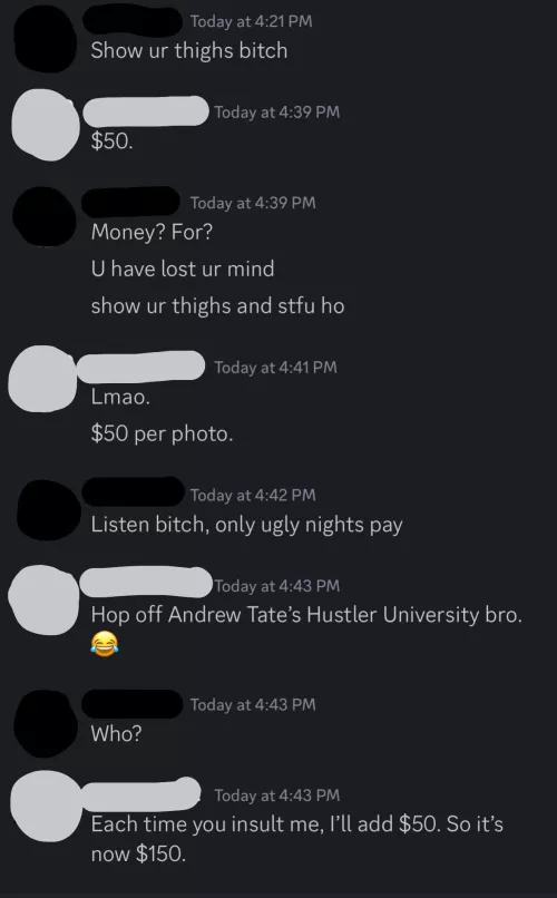 DM’s a SW gets mad when he had to pay 😂 by qwacklanie