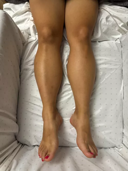 Everything is so sore, could you rub starting with my soles? 🤭 by AmusedSoles