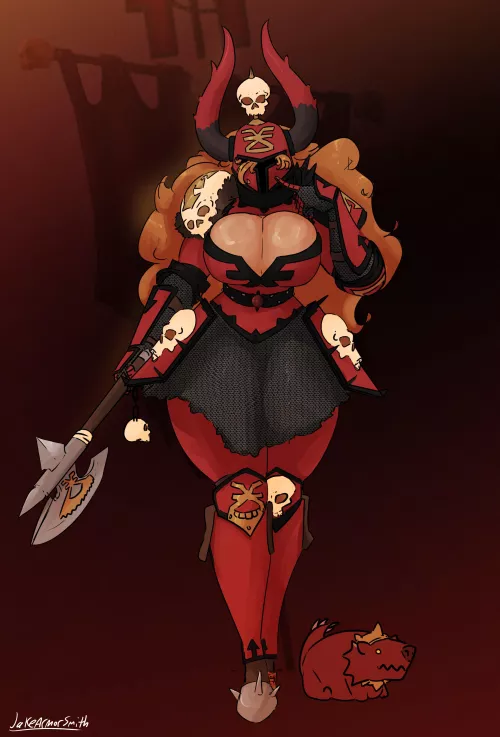 Fembaal the Undefeated by JakeArmorSmith by ChaosMarine123