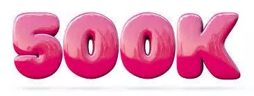 HAPPY 500K 🎉🍑💖 posted by Winnermanner29