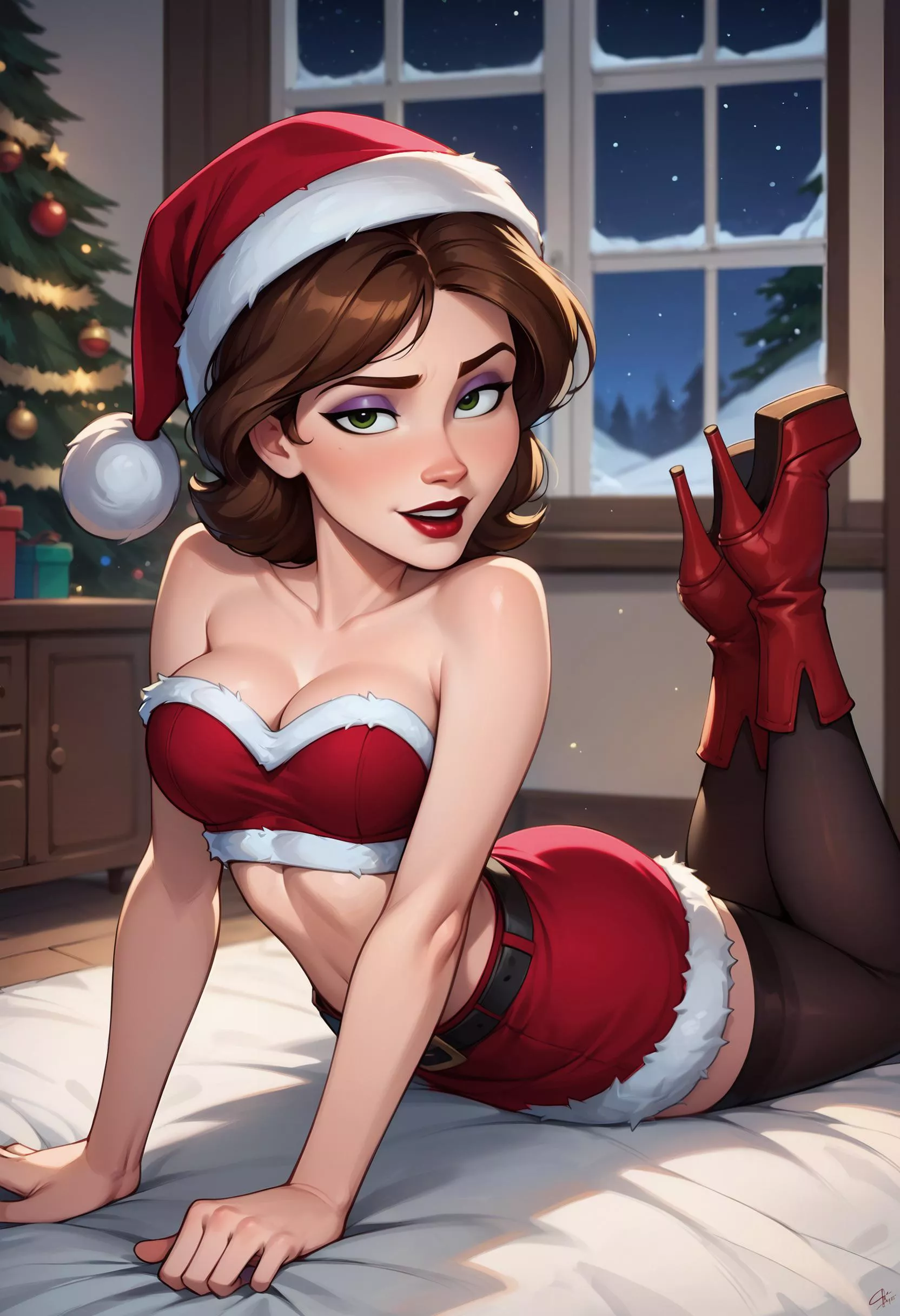Happy Christmas from Aunt Cass! (ai) posted by Disastrous-Wasabi744