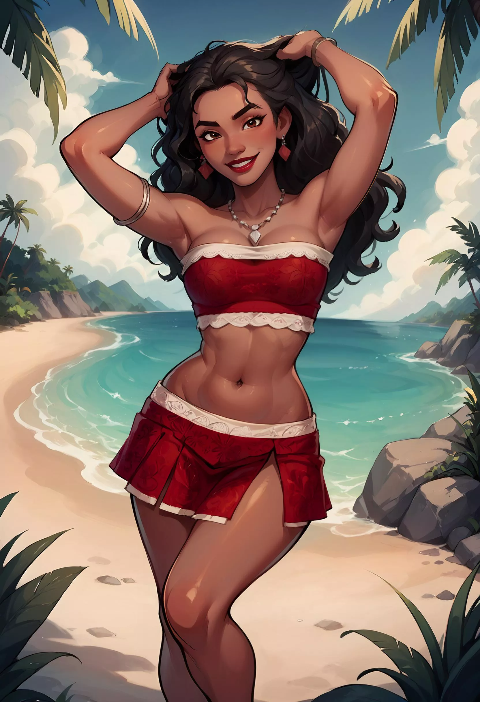 Happy Christmas from Moana! (ai) posted by Disastrous-Wasabi744
