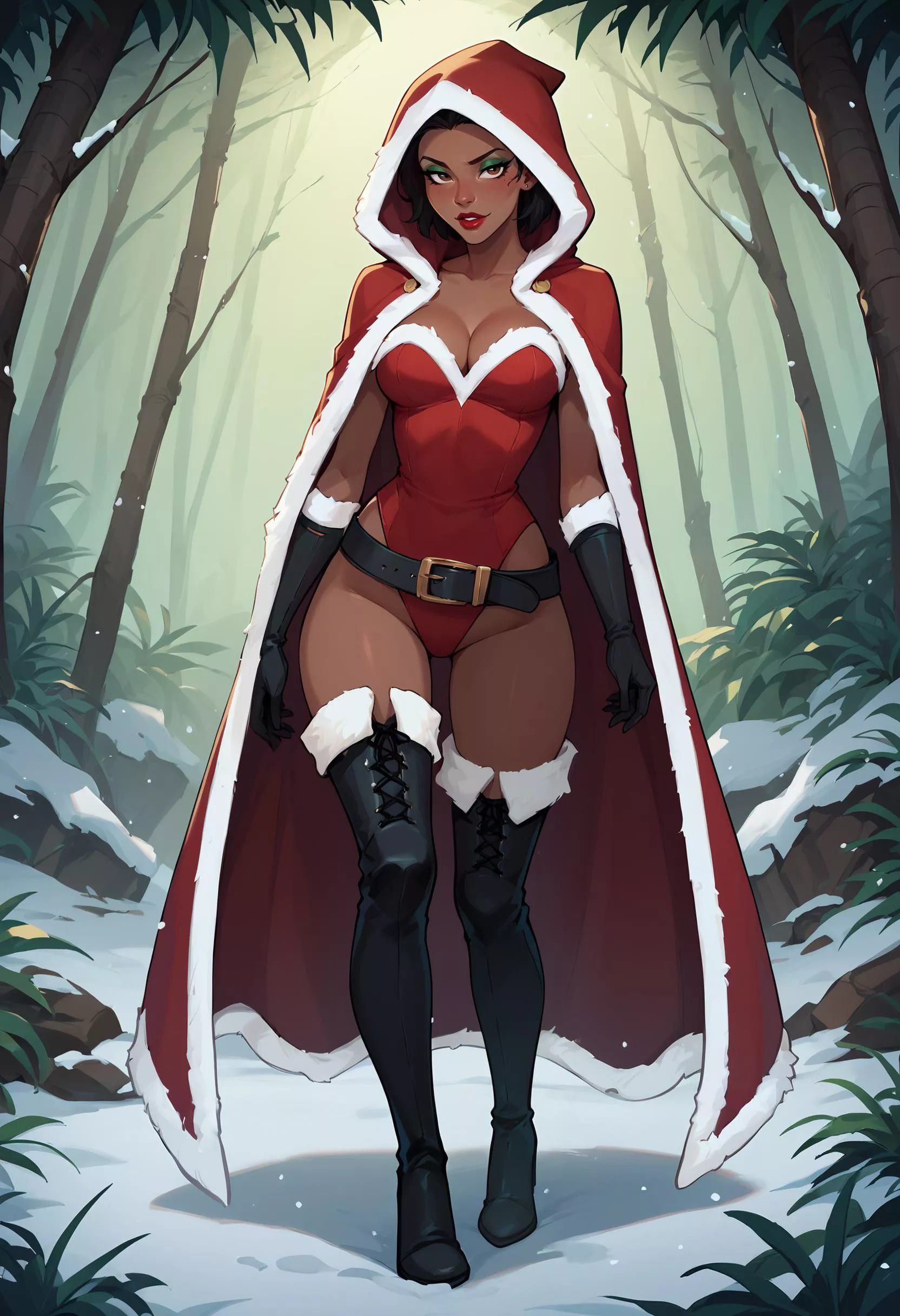 Happy Christmas from Tiana! (ai) posted by Disastrous-Wasabi744