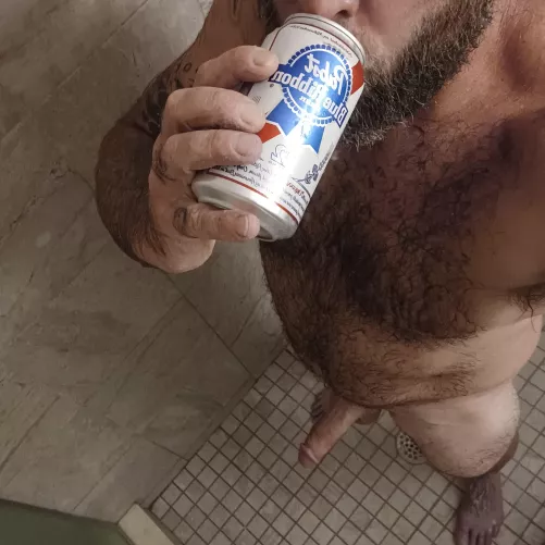 Hot shower cold pbr  by AlternativeListen514