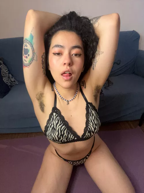 Just the average hairy girl next door by Party_Babez