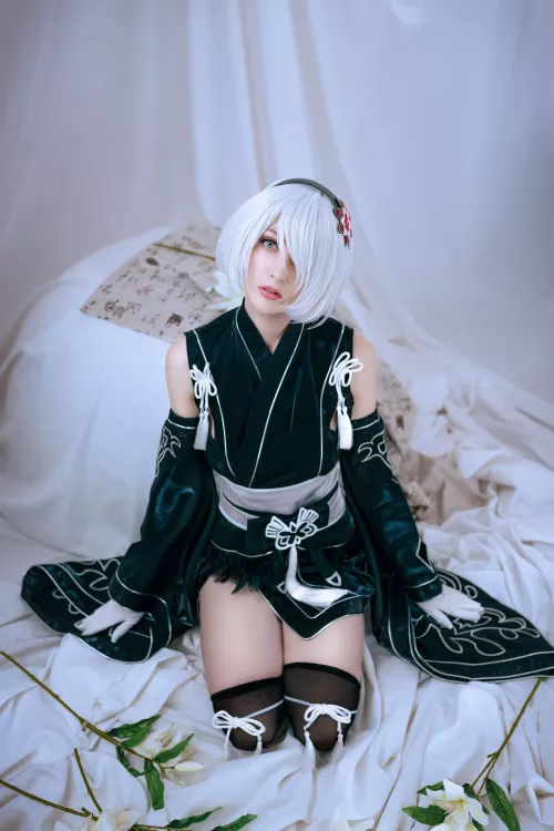 Kimono 2B cosplay by BellatrixAiden by bellatrix_aiden