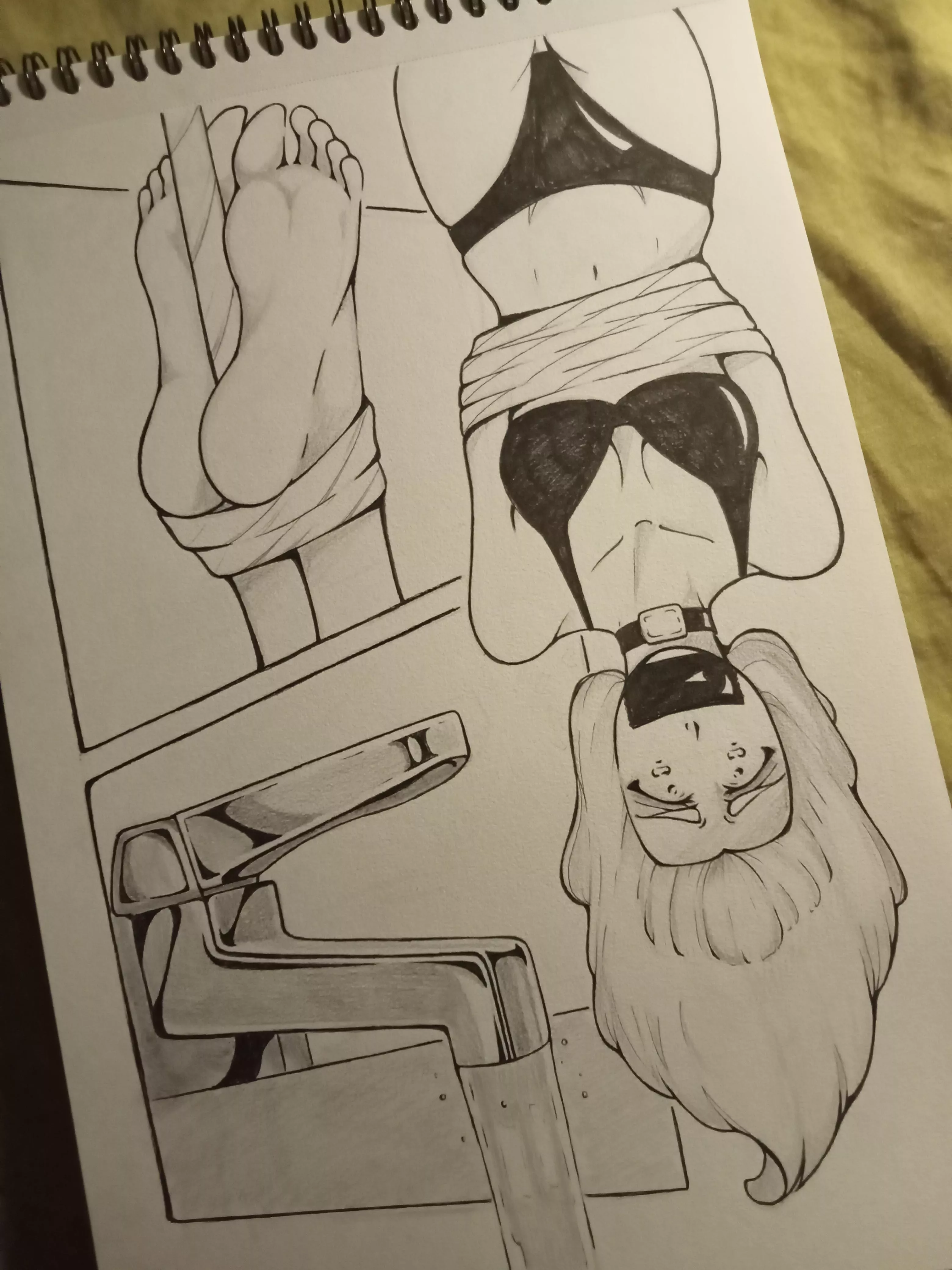 Manga panel i tried to make posted by InfamousCopy6832