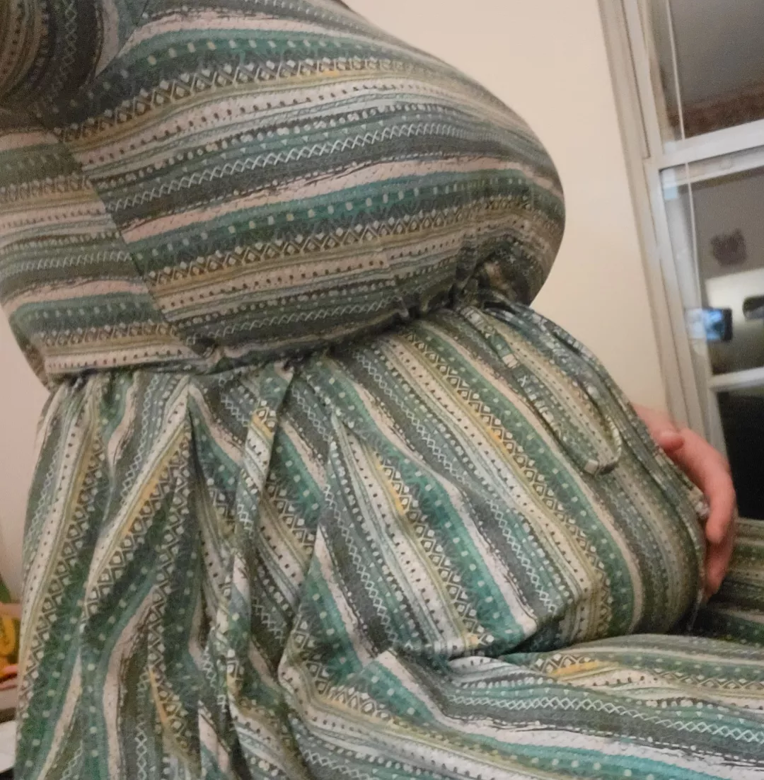 Maybe dresses don't hide it... posted by justsomebelly