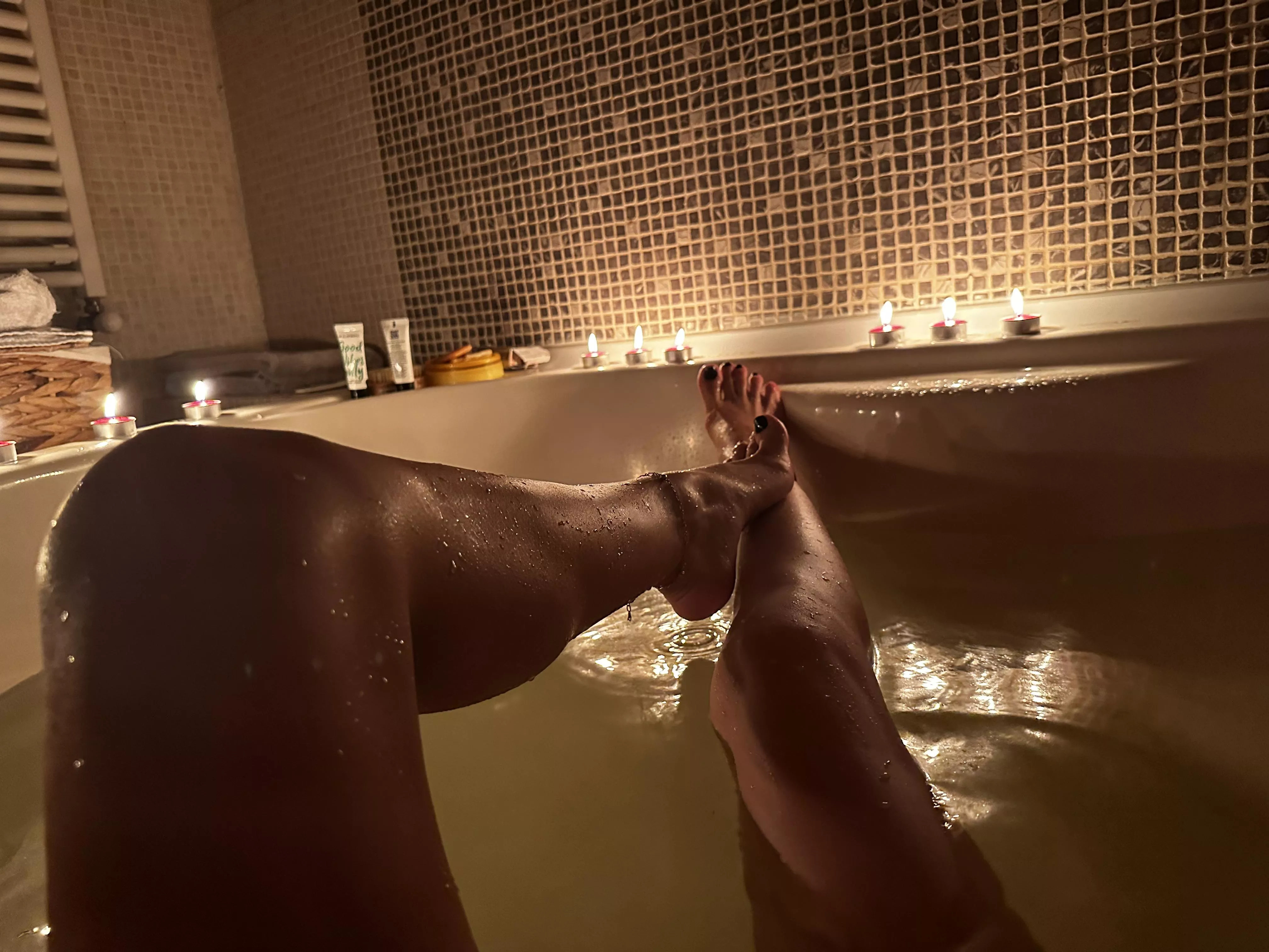 My legs and candles posted by VanessaOssry