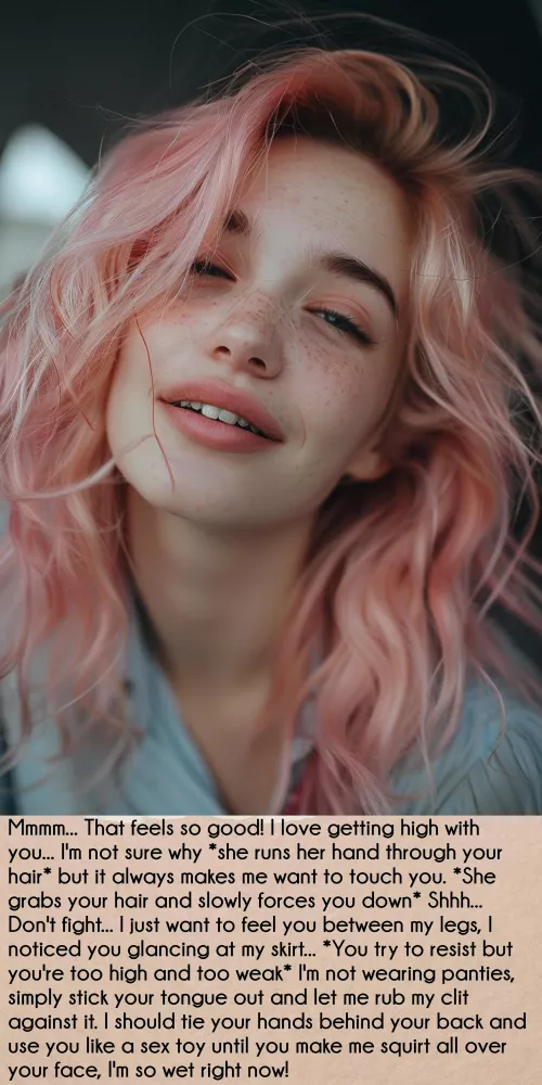 She gets high, you get down [DeviantArt: @uDominant ; no imagefap] by Dominan-t