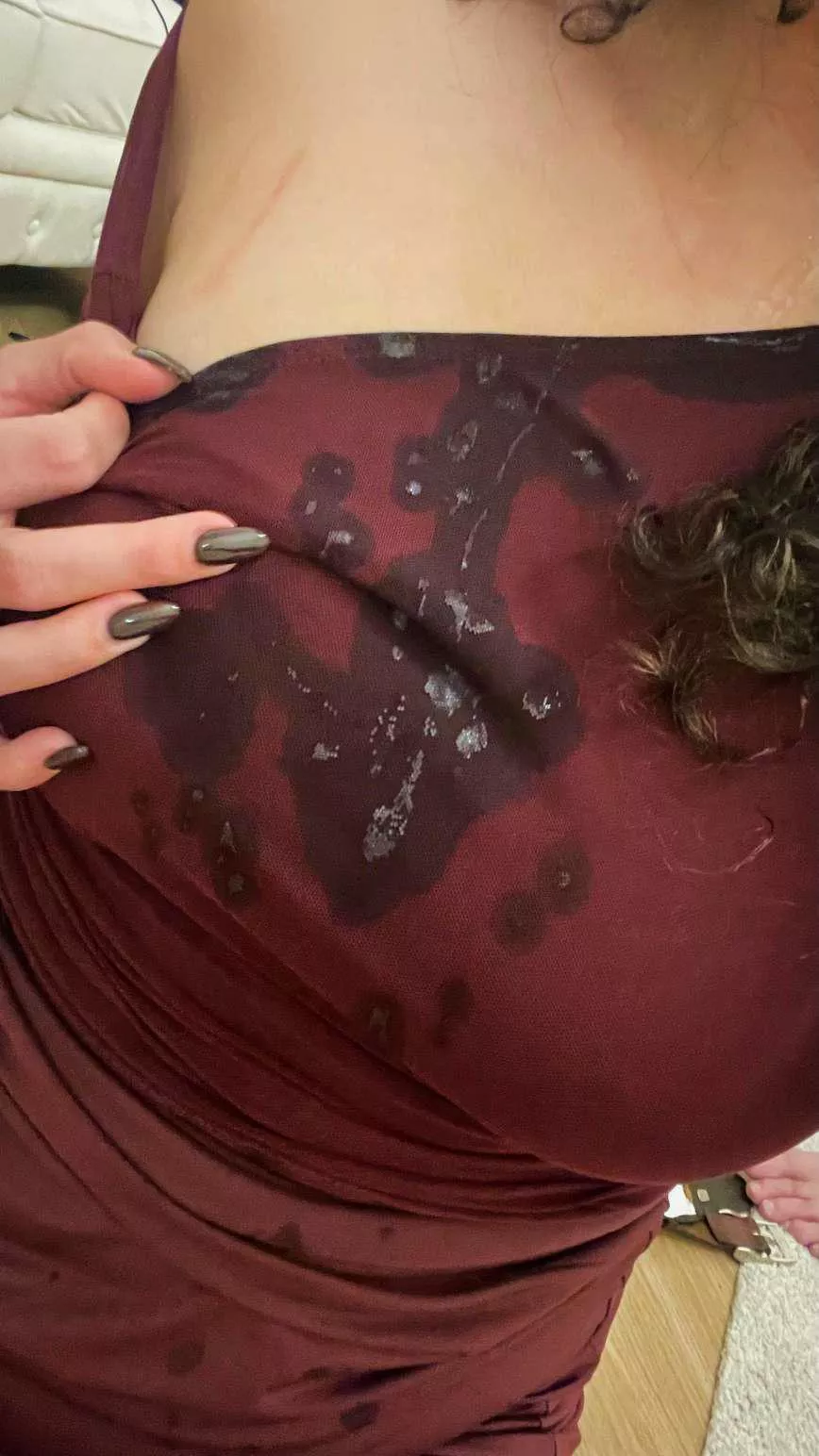 Showing off my treat  posted by LatinaCeltic