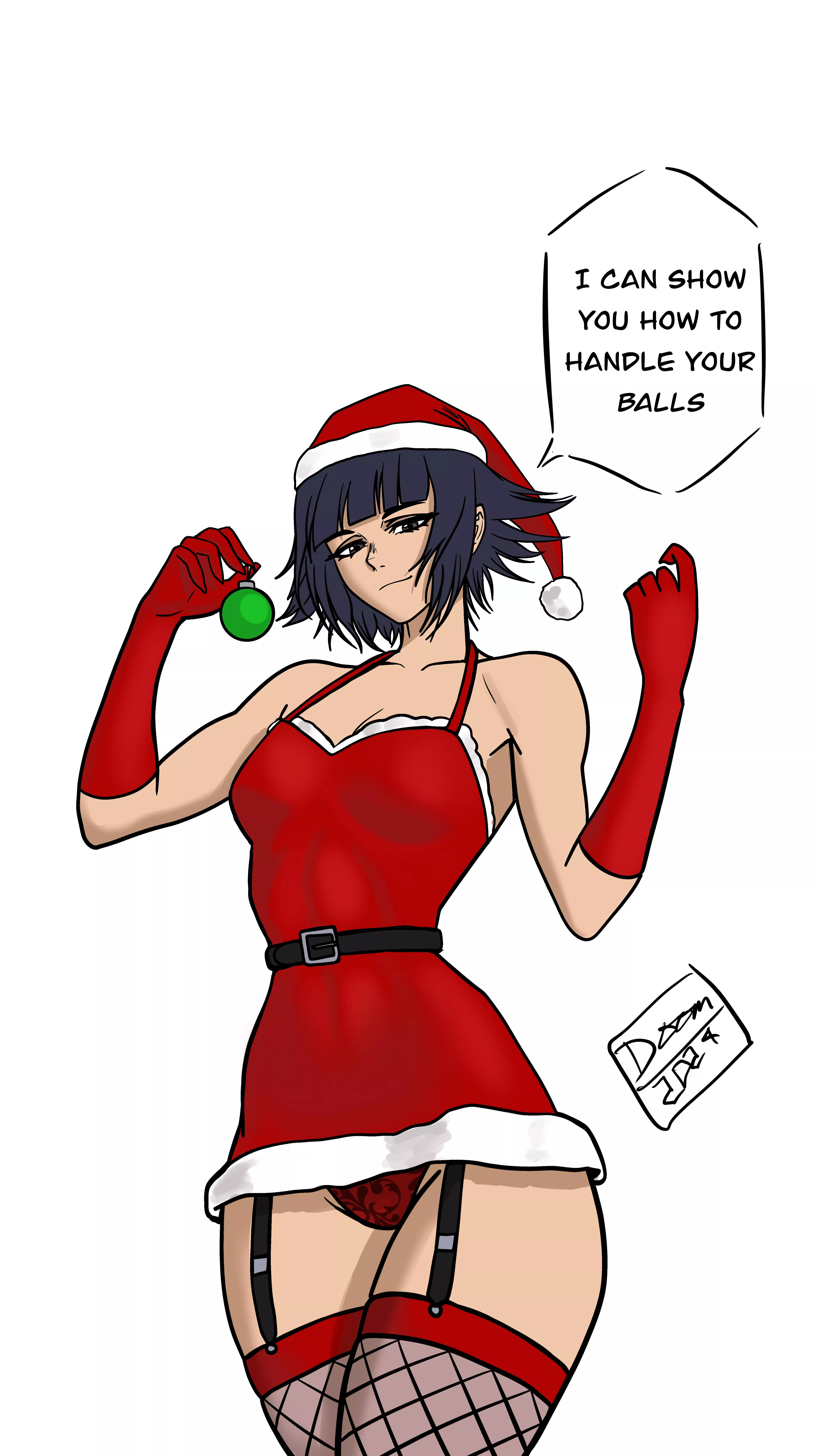 Soi Fon is Santa’s helper by Sovereign_doom (me) posted by probablyadoombot94
