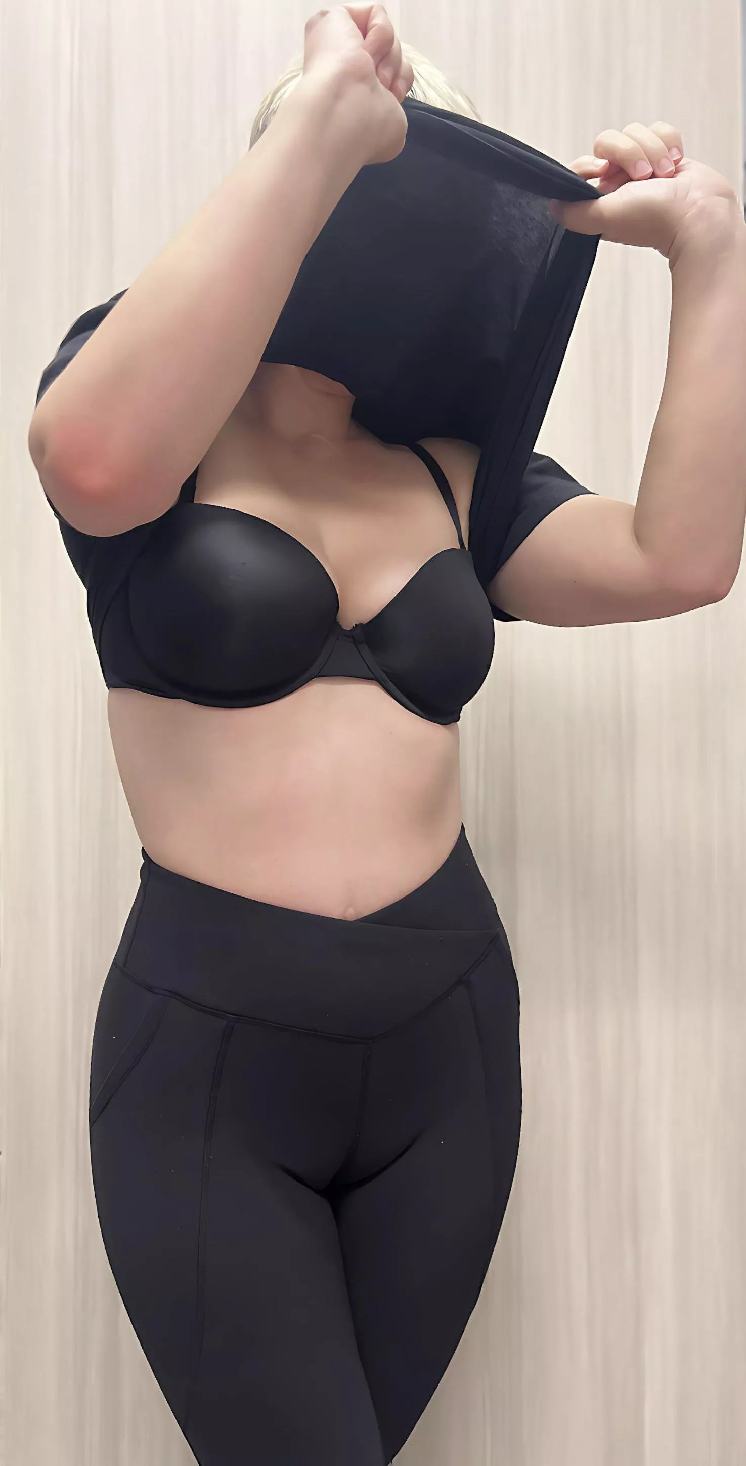 Sometimes you’ve just got to give him a little peek to keep him grinning 😌 posted by Lena_Vaughn