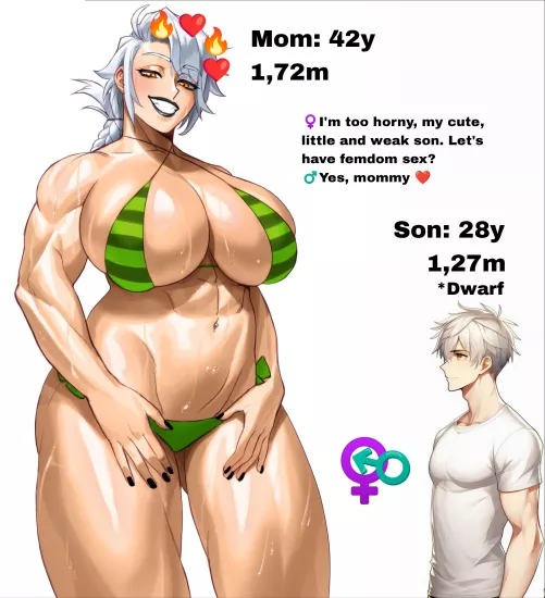 Strong mommy is very horny by Alpha_Kenybody_77