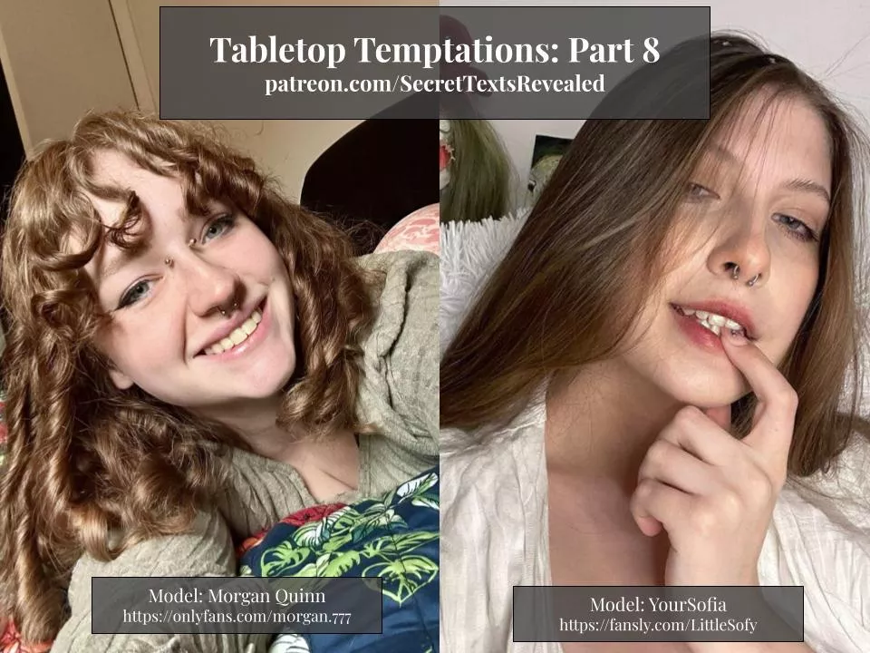 Tabletop Temptations: Part 8 posted by SecretTextsRevealed