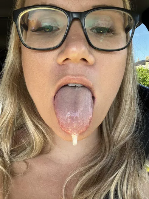 The best tongue you'll see by jennyahegaoblonde