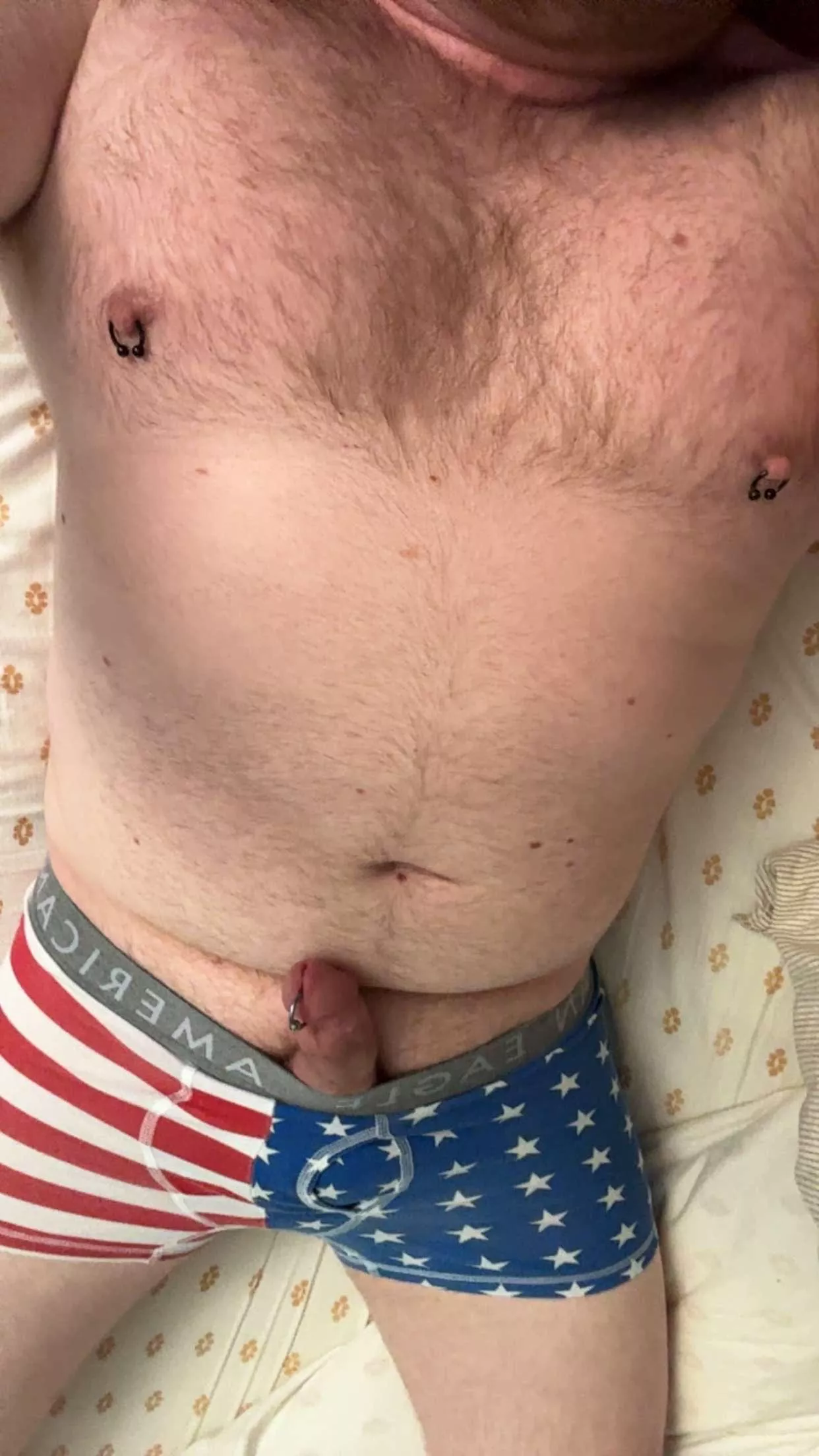 When I still had my nips and my pa wasn’t stretched. Kinda want to put the nips back in.  posted by quickdick949