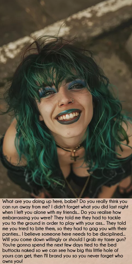 You cannot hide from her [DeviantArt: @uDominant ; no imagefap] by Dominan-t