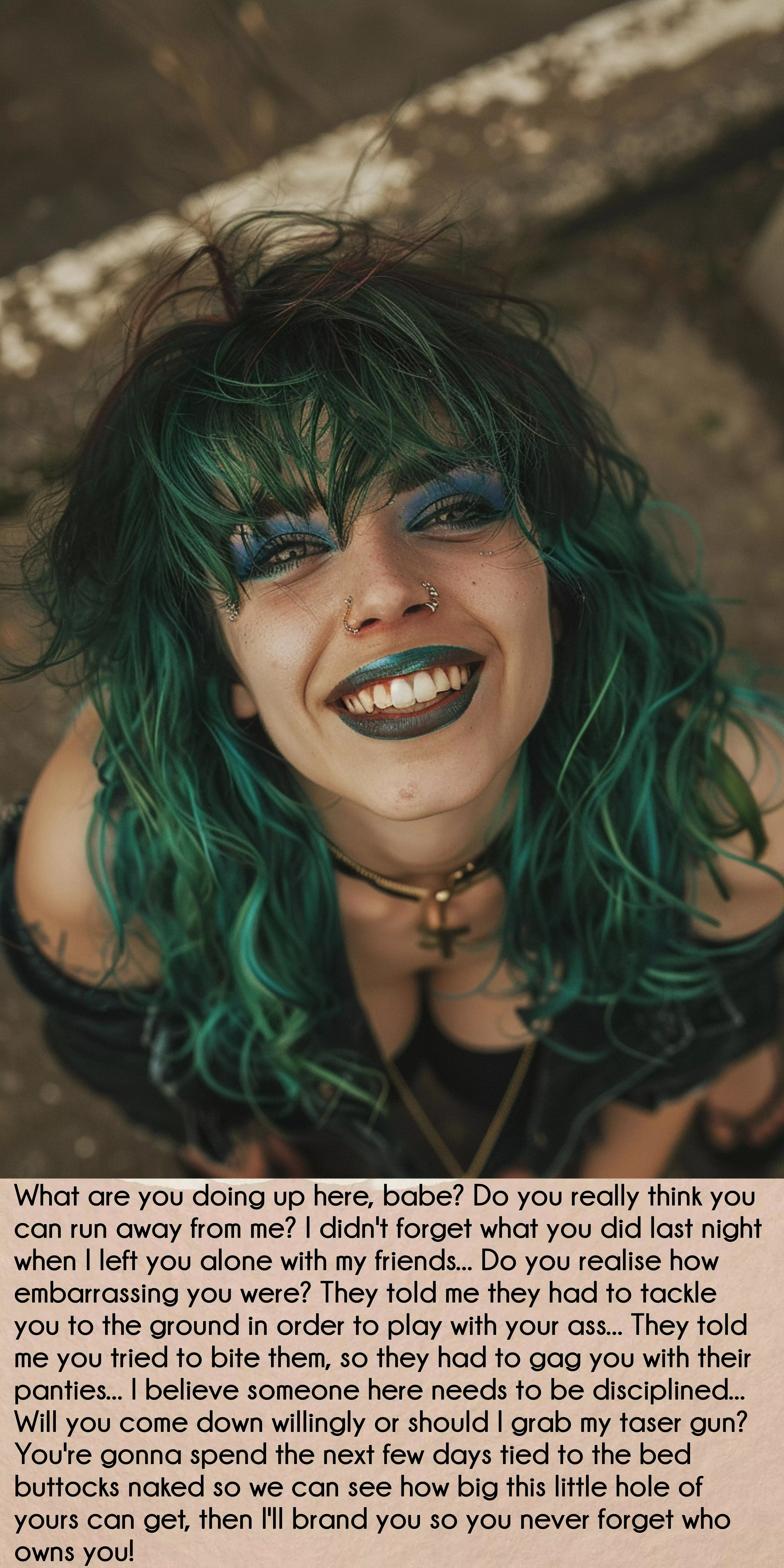 You cannot hide from her [DeviantArt: @uDominant ; no imagefap] posted by Dominan-t